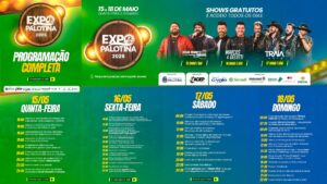 AGEP divulga a Programação Oficial da Expo Palotina 2025