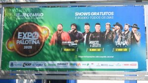 Expo Palotina 2025 começa nesta quinta-feira com grandes atrações