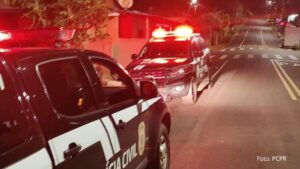 Operação Miss: Vídeo mostra chegada da PCPR em esconderijo de executor de Miss e empresário (Vídeo)