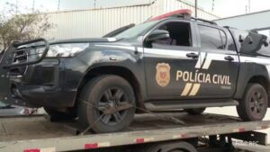 Indivíduo foge de cadeia, furta viatura com armas e abandona veículo a 150 km de distância