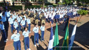 Rotam e Patrulha Rural participam de evento em Colégio Cívico-Militar