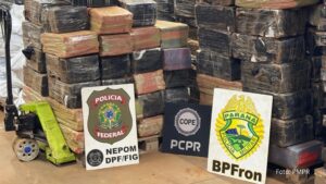 Operação da PMPR, PCPR e PF apreende carga de maconha avaliada em R$ 5,1 milhões