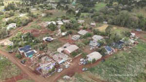 Simepar confirma tornado em Santa Maria do Oeste e rajadas de vento recordes pelo Estado