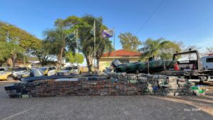 Paraná apreende 2 toneladas de maconha dentro de lanchas com destino a portos clandestinos