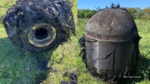 Objeto estranho cai do céu e deixa a população de Puerto Tirol, na Argentina, intrigada