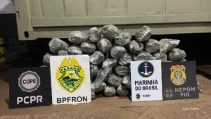 Em ações distintas, PMPR apreende cerca de 343 quilos de maconha na região Fronteira