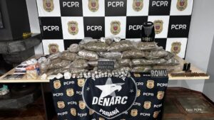 PCPR, PMPR e GCM prendem seis pessoas e apreendem mais de 26 kg de drogas em Cascavel