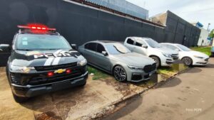 PCPR apreende três veículos durante ação contra estelionato em Umuarama