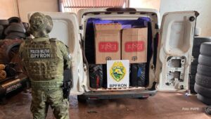 PMPR localiza depósito de cigarros contrabandeados em Marechal Cândido Rondon