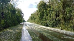 Temporal de granizo provoca estragos no Norte do Rio Grande do Sul (Vídeo)