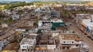 98% dos imóveis de Rio Bonito do Iguaçu afetados pelo tornado já foram vistoriados