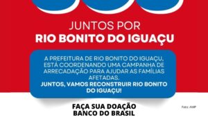 Nota da AMP sobre as doações à população de Rio Bonito do Iguaçu