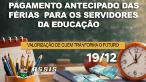 Micheletto antecipa pagamento de férias dos servidores da Educação e reforça valorização da categoria