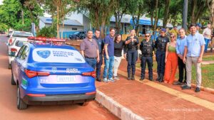 No mês da Mulher, o município de Guaíra entrega veículo para a Patrulha Maria da Penha