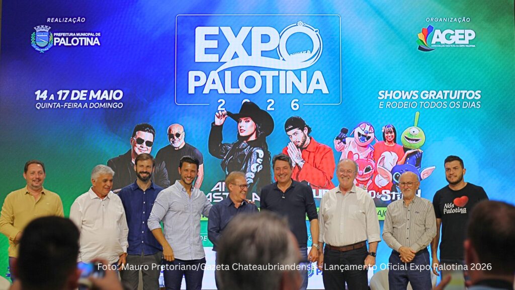 Lançamento oficial da Expo Palotina 2026 é realizado com a expectativa de ser a maior da história (Vídeos)