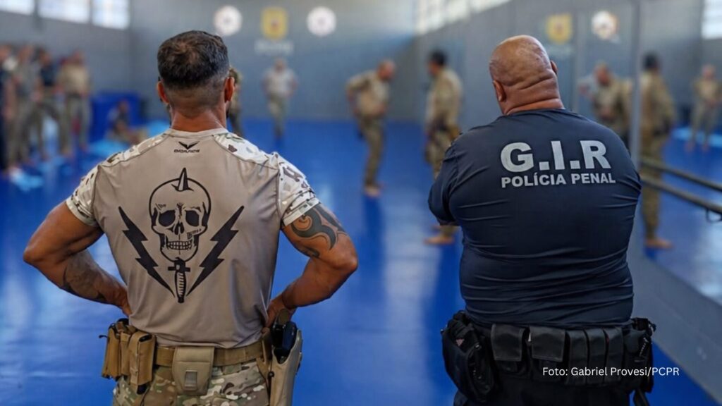 PCPR realiza primeiro curso de imobilizador tático policial do Brasil com agentes de sete forças de segurança