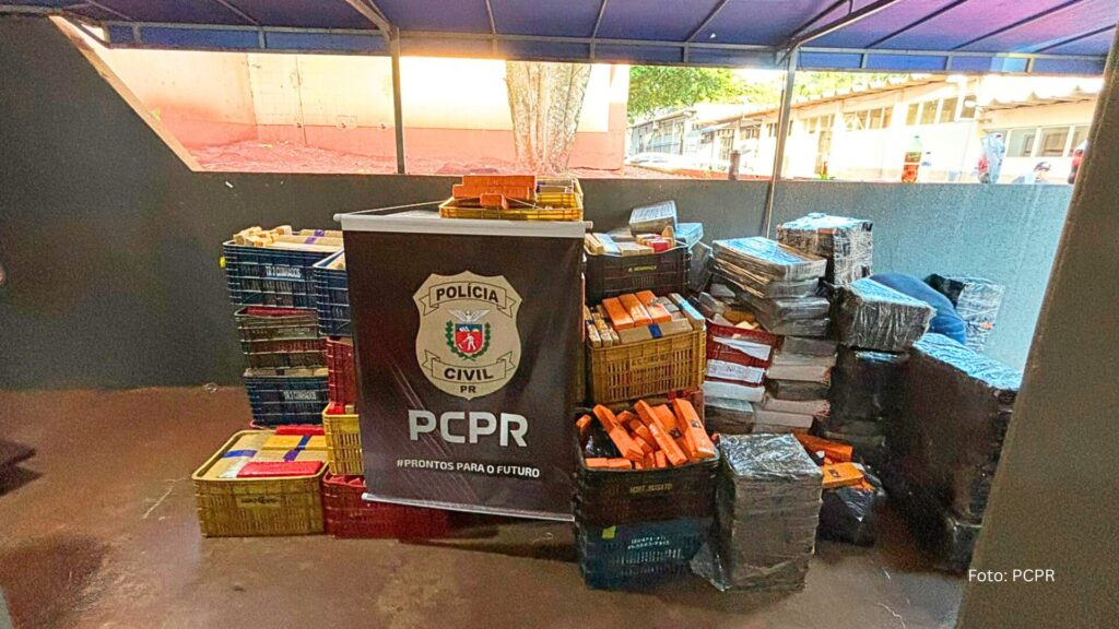 Maior apreensão do ano: PCPR encontra 4,1 toneladas de maconha em Foz do Iguaçu