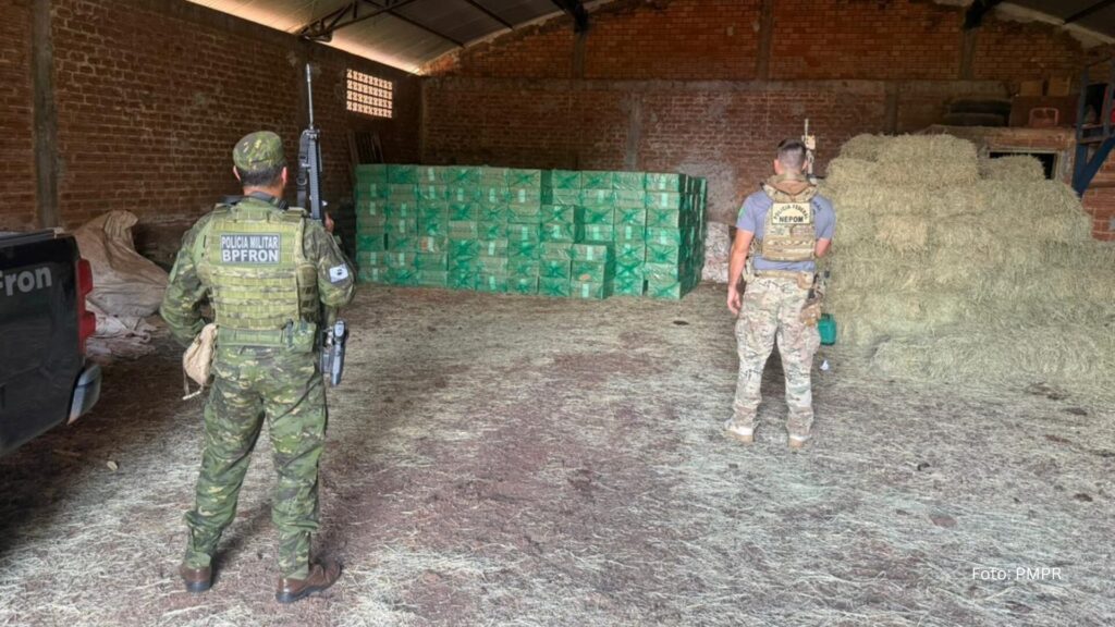 PMPR e PF prendem sete homens e apreendem cigarros contrabandeados no Noroeste