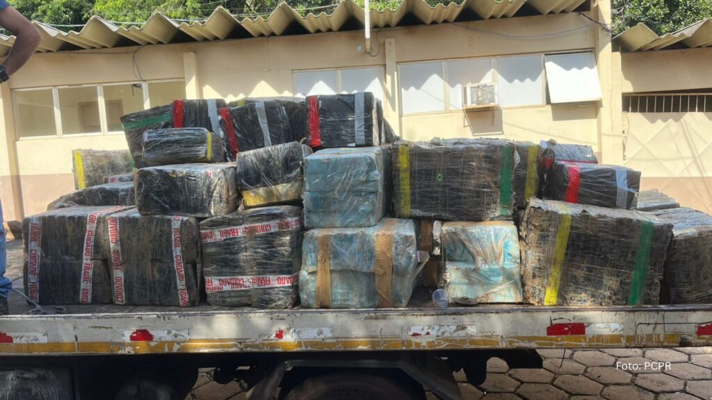 PCPR apreende três toneladas de maconha durante operação em Foz do Iguaçu