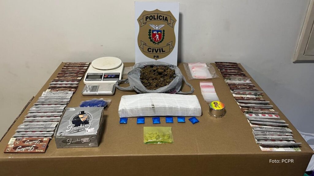 PCPR prende cinco pessoas durante operação contra tráfico de drogas em Umuarama