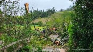 Tornado atinge e provoca estragos no interior do Rio Grande do Sul (Vídeo)