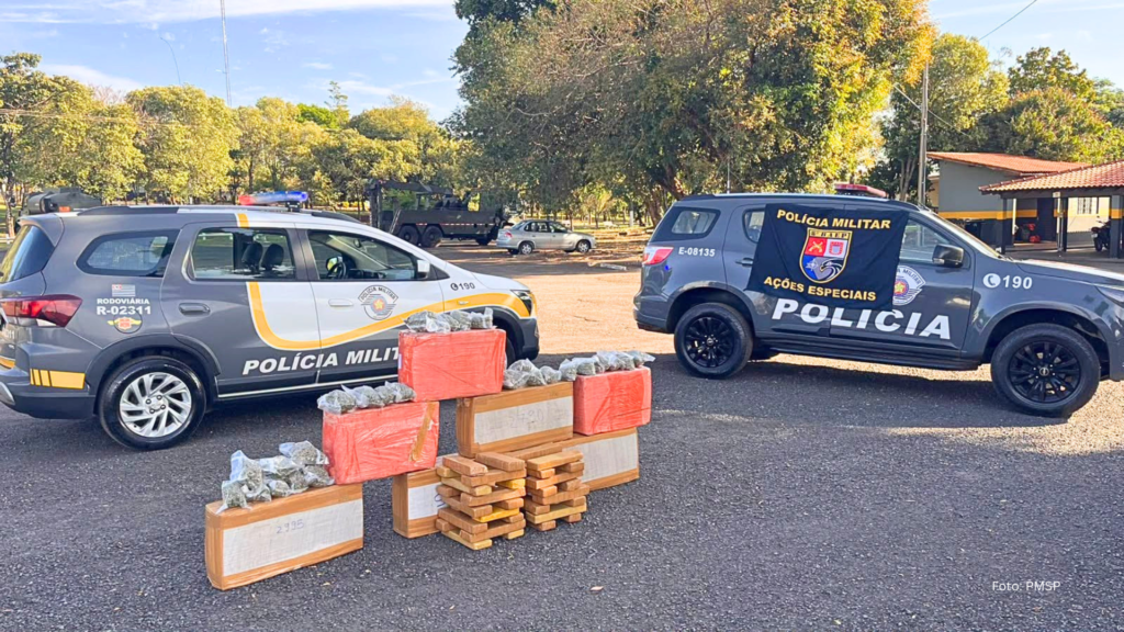 Polícia apreende drogas avaliadas em mais de meio milhão no interior de SP (Vídeo)