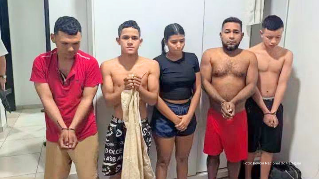 Polícia paraguaia prende cinco integrantes de uma quadrilha de colombianos ligada a sequestro, extorsão e agiotagem