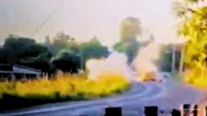 Criminosos explodem carro-forte durante tentativa de assalto no interior do Maranhão (Vídeo)