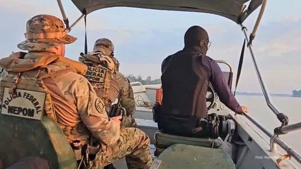 PF e Ibama atuam em operação contra garimpo ilegal no Rio Madeira (Vídeo)