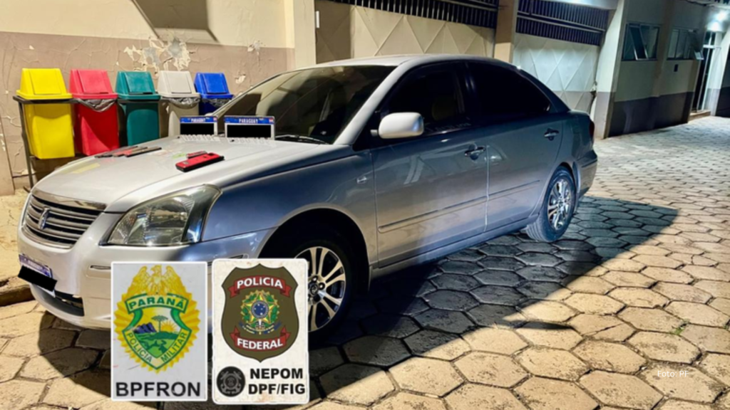 PF atua na prisão de quatro pessoas e na apreensão de veículo no PR