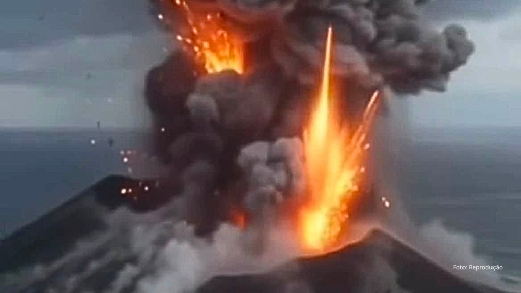 Espetacular: Anak Krakatau entra em erupção, fecha aeroportos na Indonésia (Vídeo)