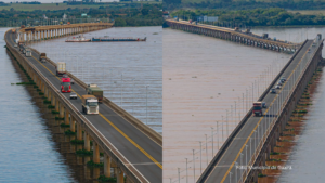 Município de Guaíra, no Paraná, divulga lindas imagens da Ponte Ayrton Senna (Vídeo)